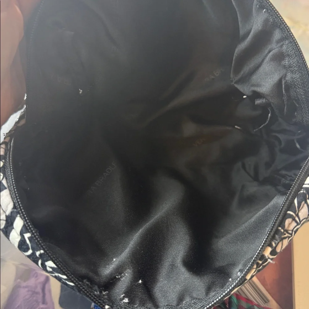 Vera Bradley RETIRED Midnight Paisley Cosmetic / Makeup Bag